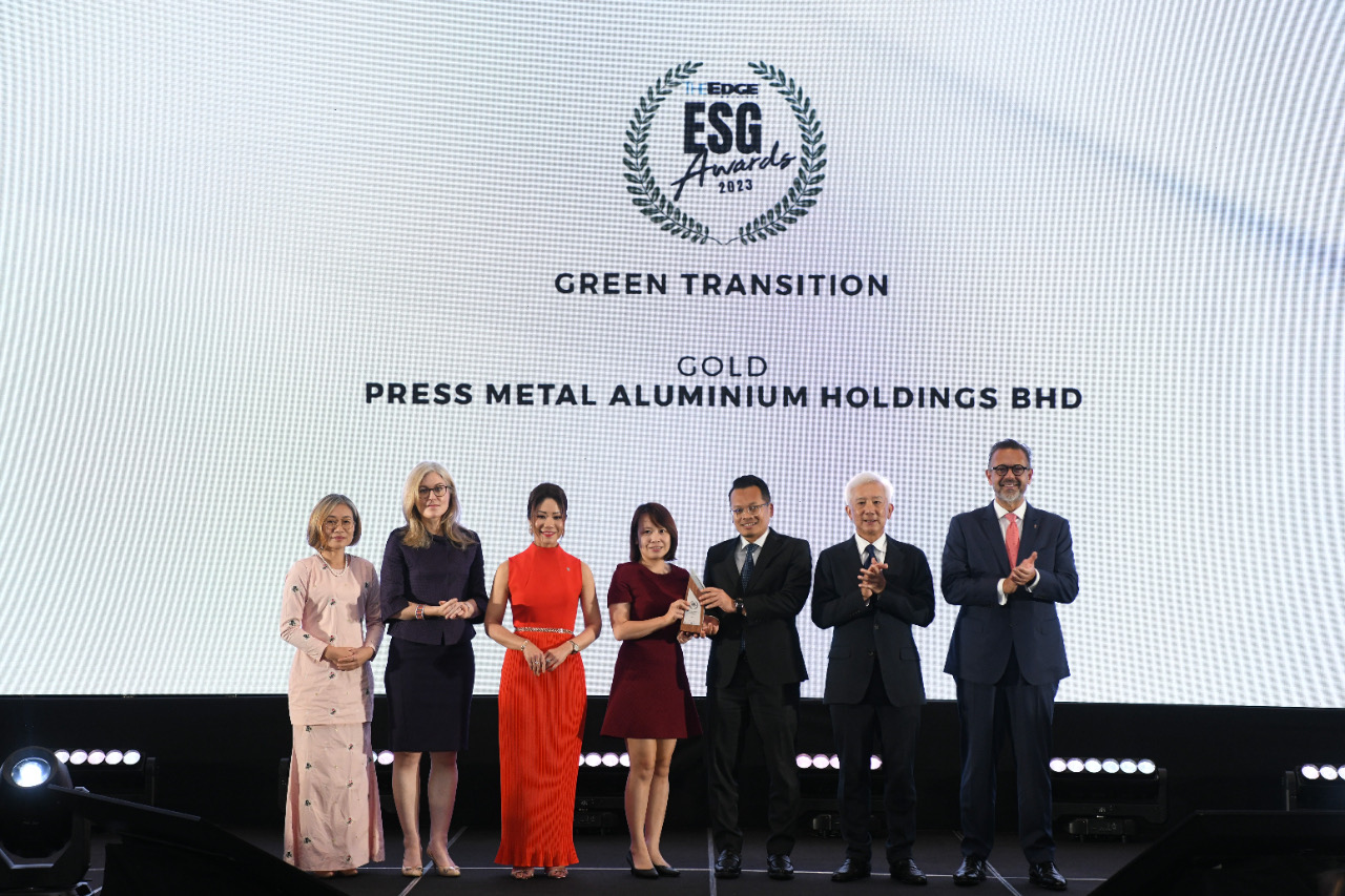 Press Metal Achievements at The EDGE ESG Awards 2023